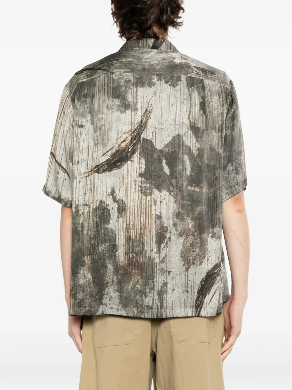 printed silk shirt