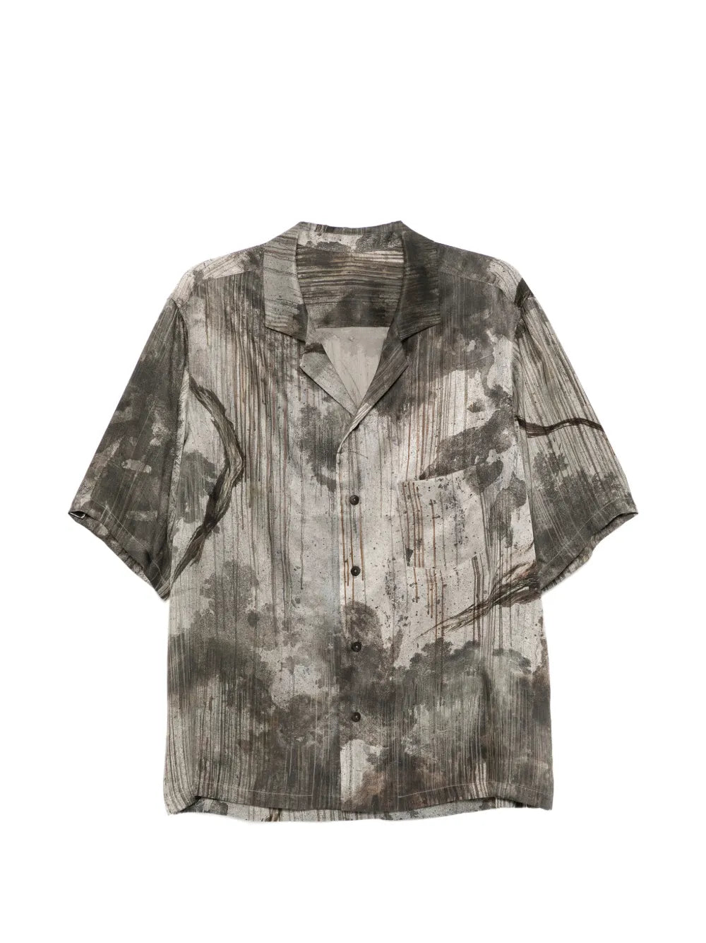 printed silk shirt