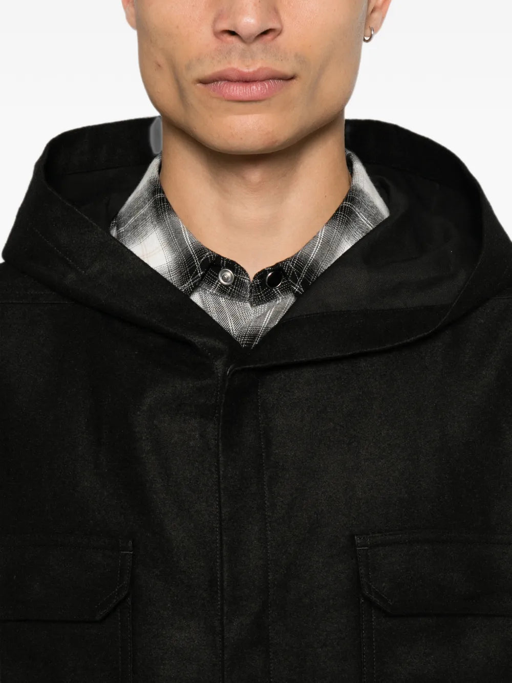 hooded coat 