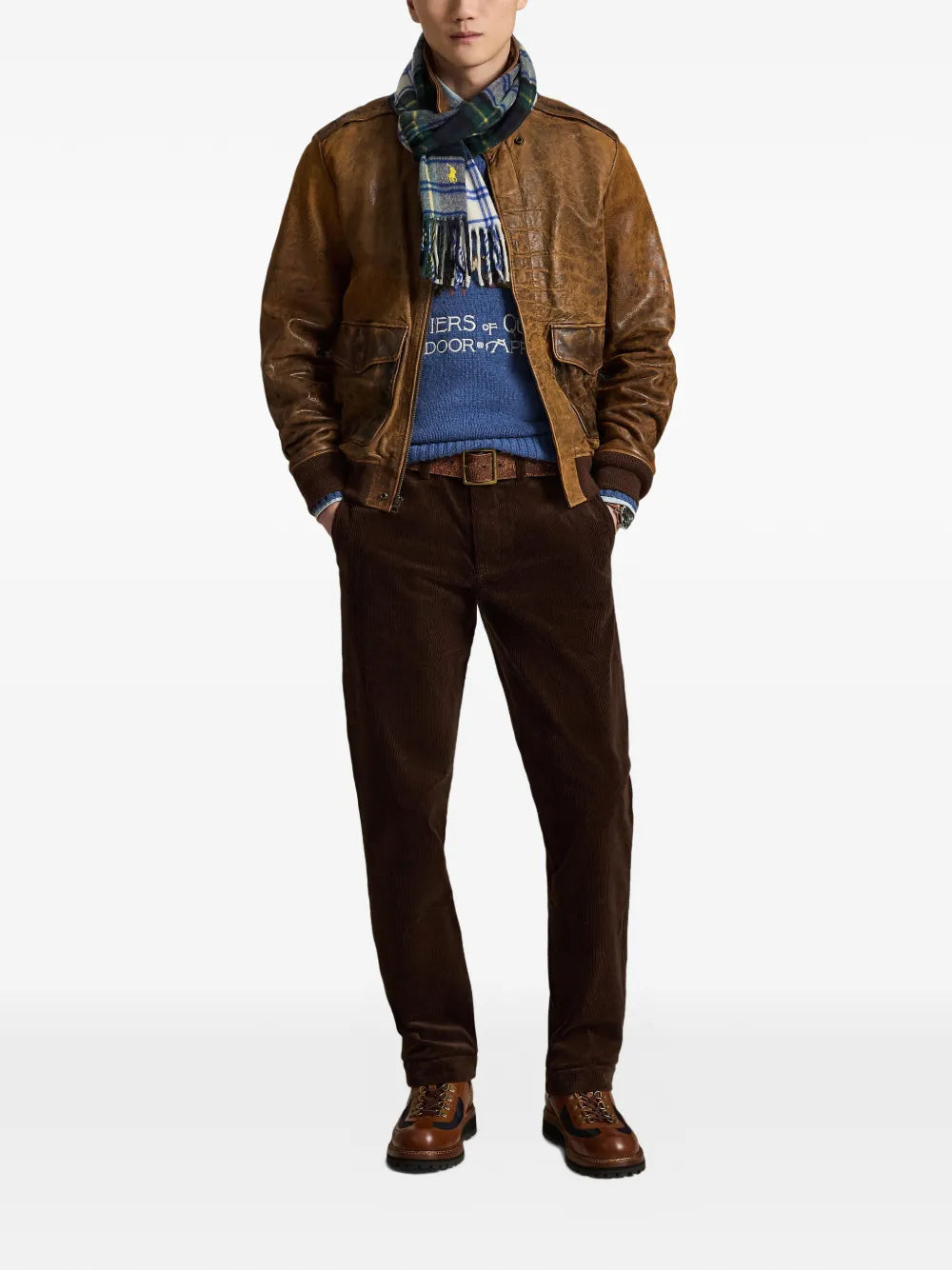 stretch-corduroy trousers
