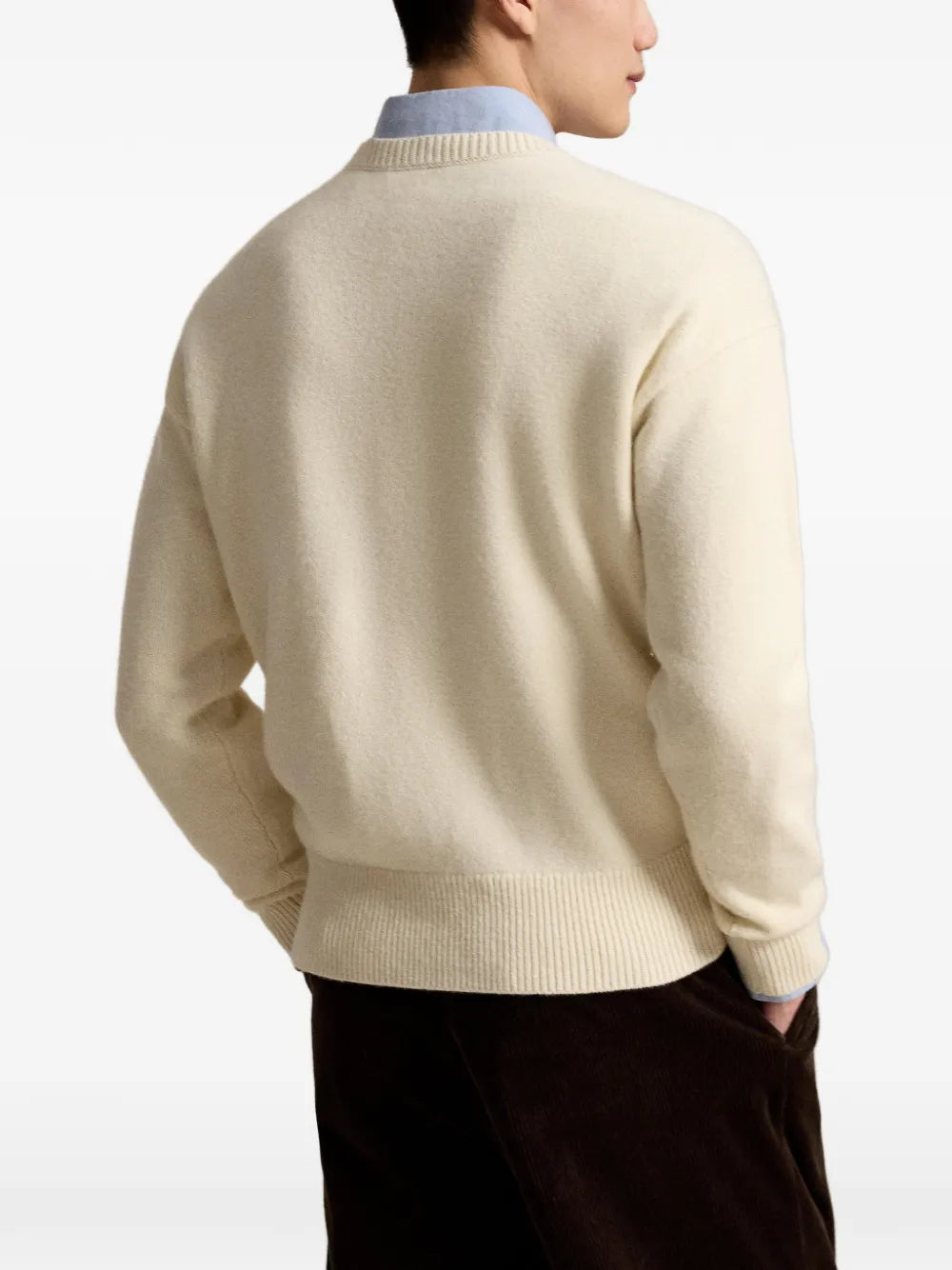 logo-embroidered crew-neck sweater