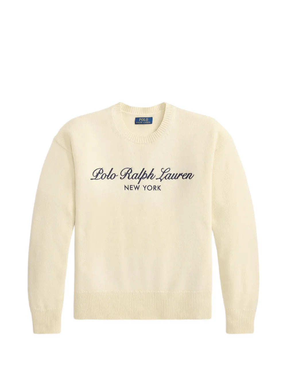 logo-embroidered crew-neck sweater