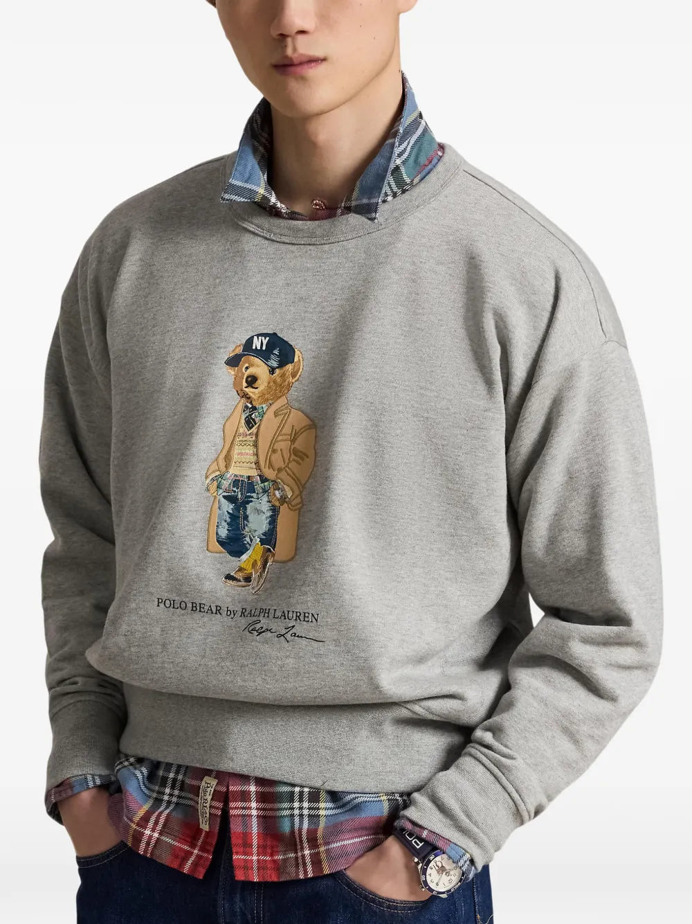 Polo Bear graphic-print sweater