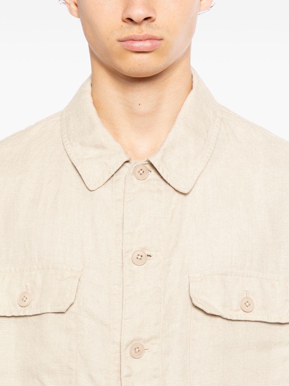 flap pockets jacket