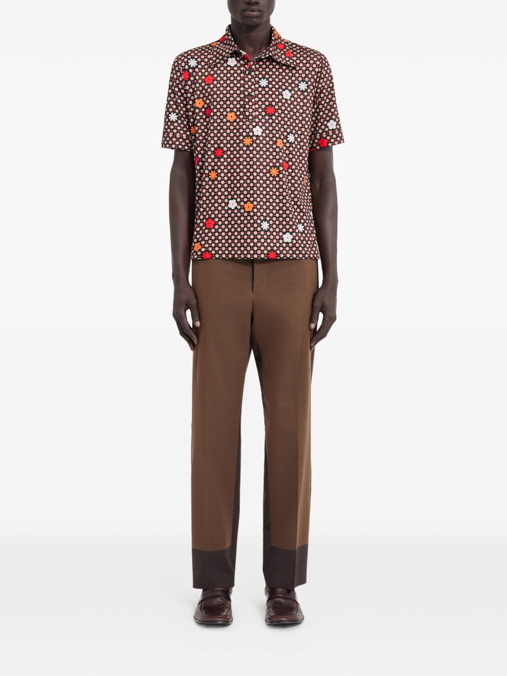 floral print shirt