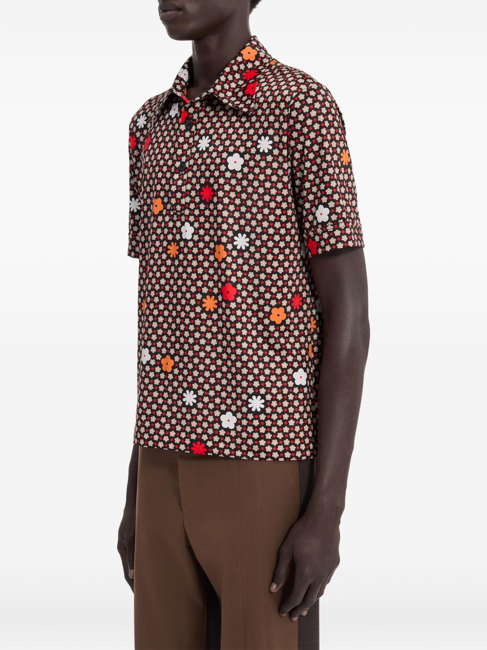 floral print shirt
