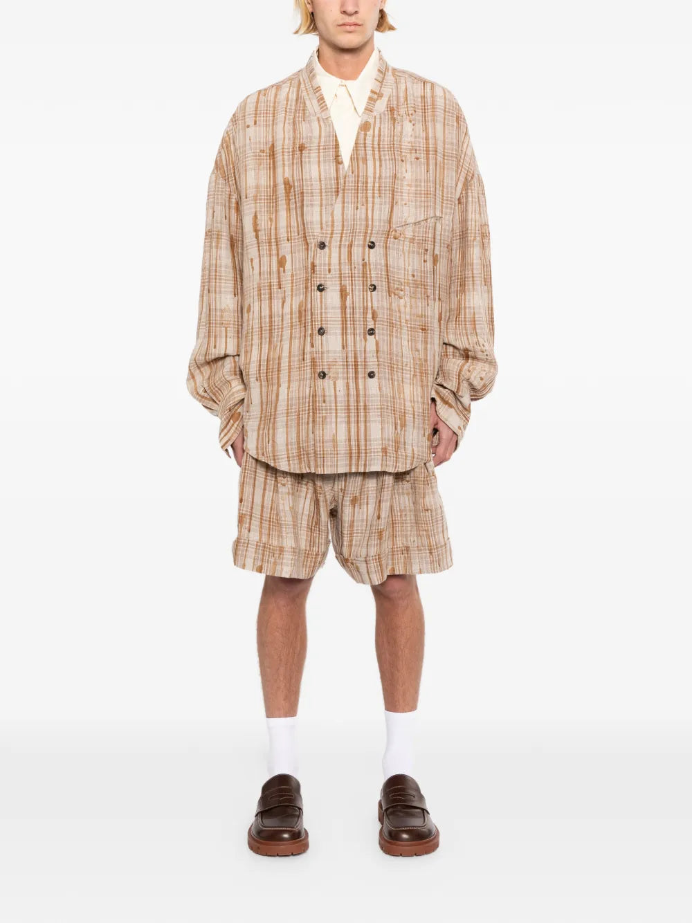 plaid shorts