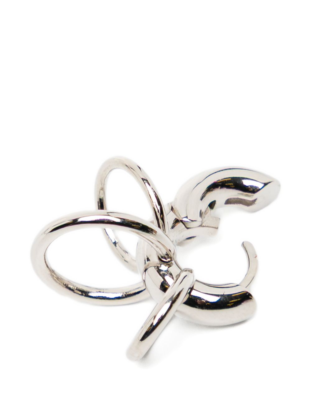 pierced hoop earrings