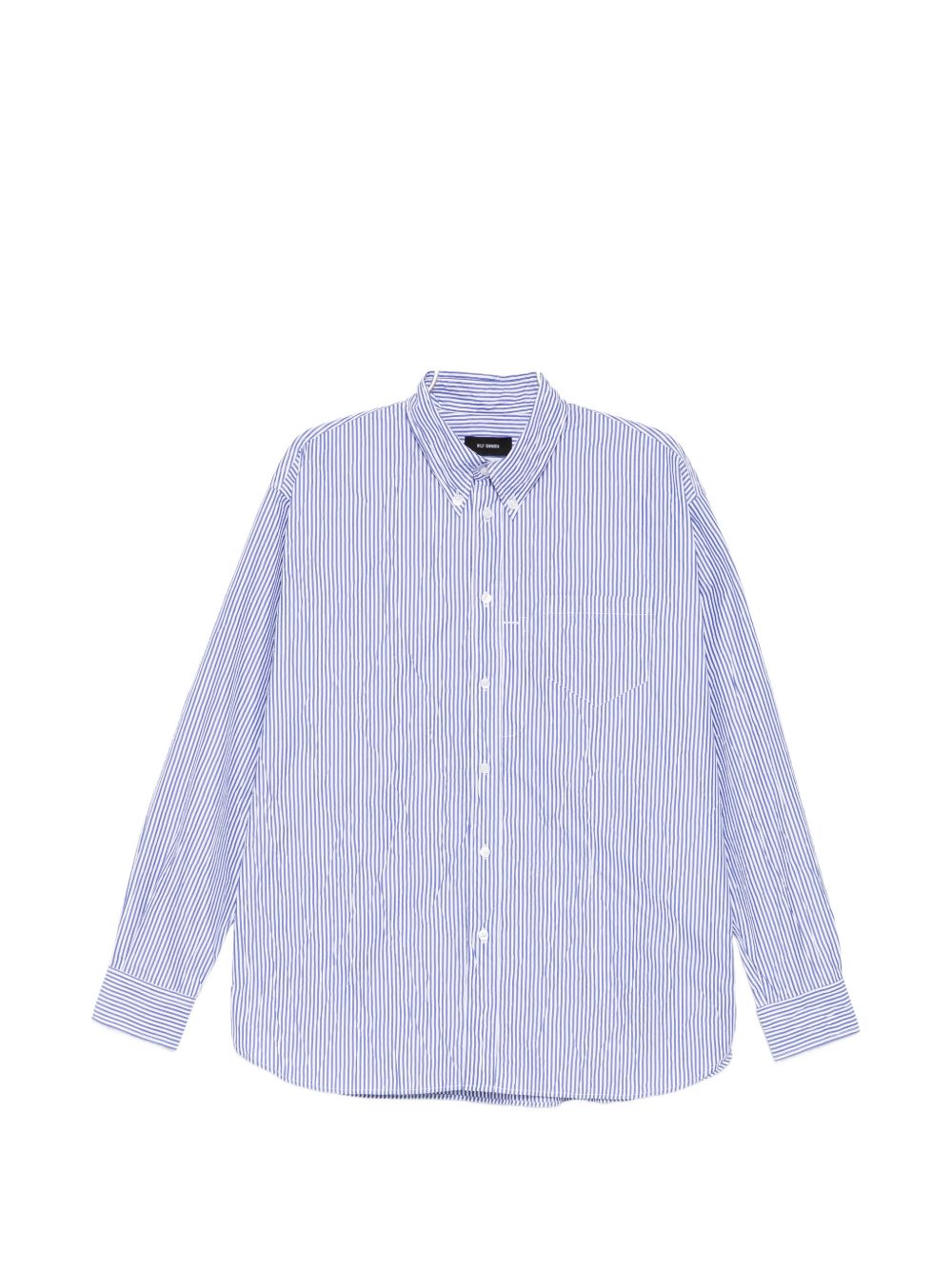 striped button-down shirt