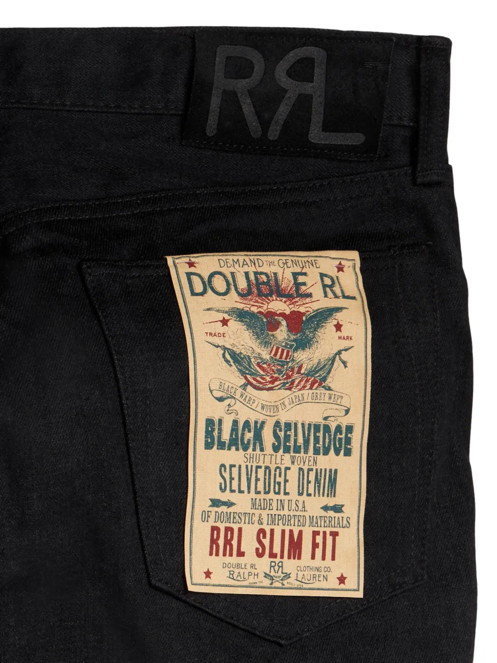 RRL Slim Fit selvedge jeans