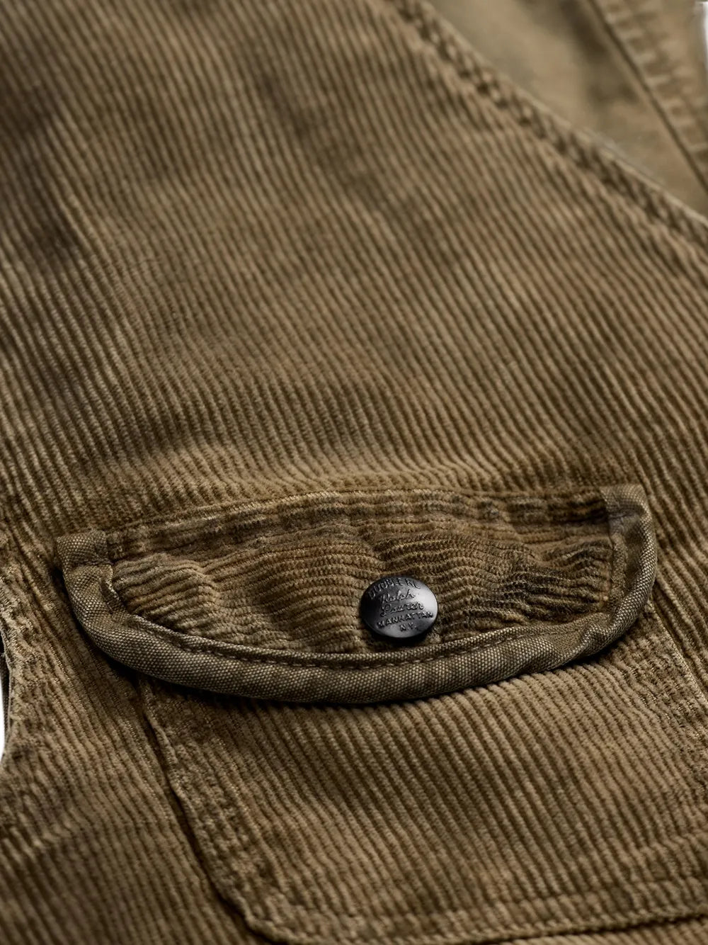 corduroy cotton vest