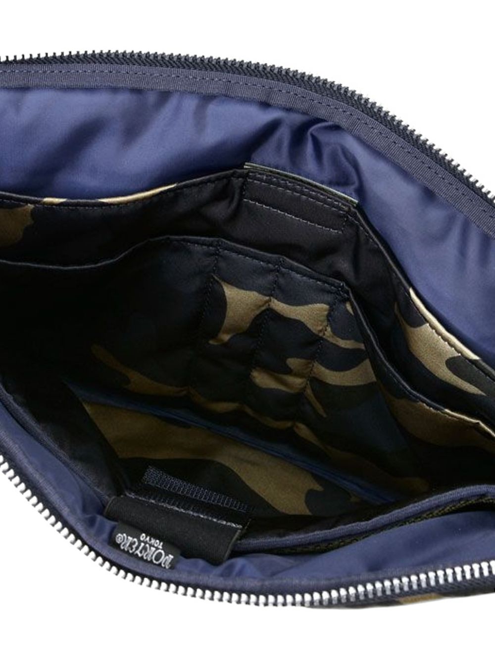 camouflage-print document case