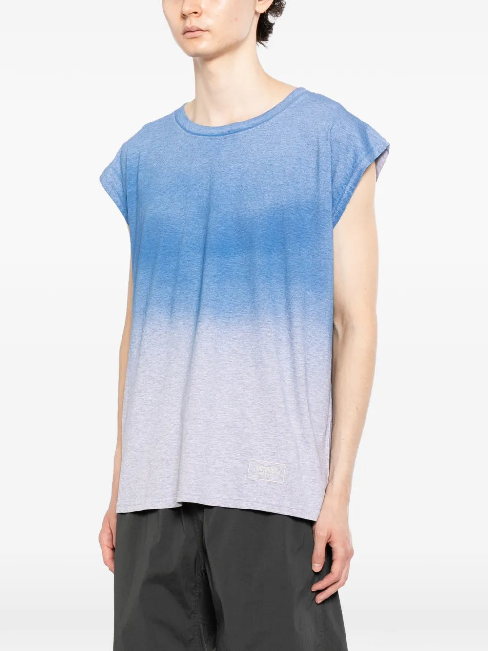 ombré-effect sleeveless T-shirt