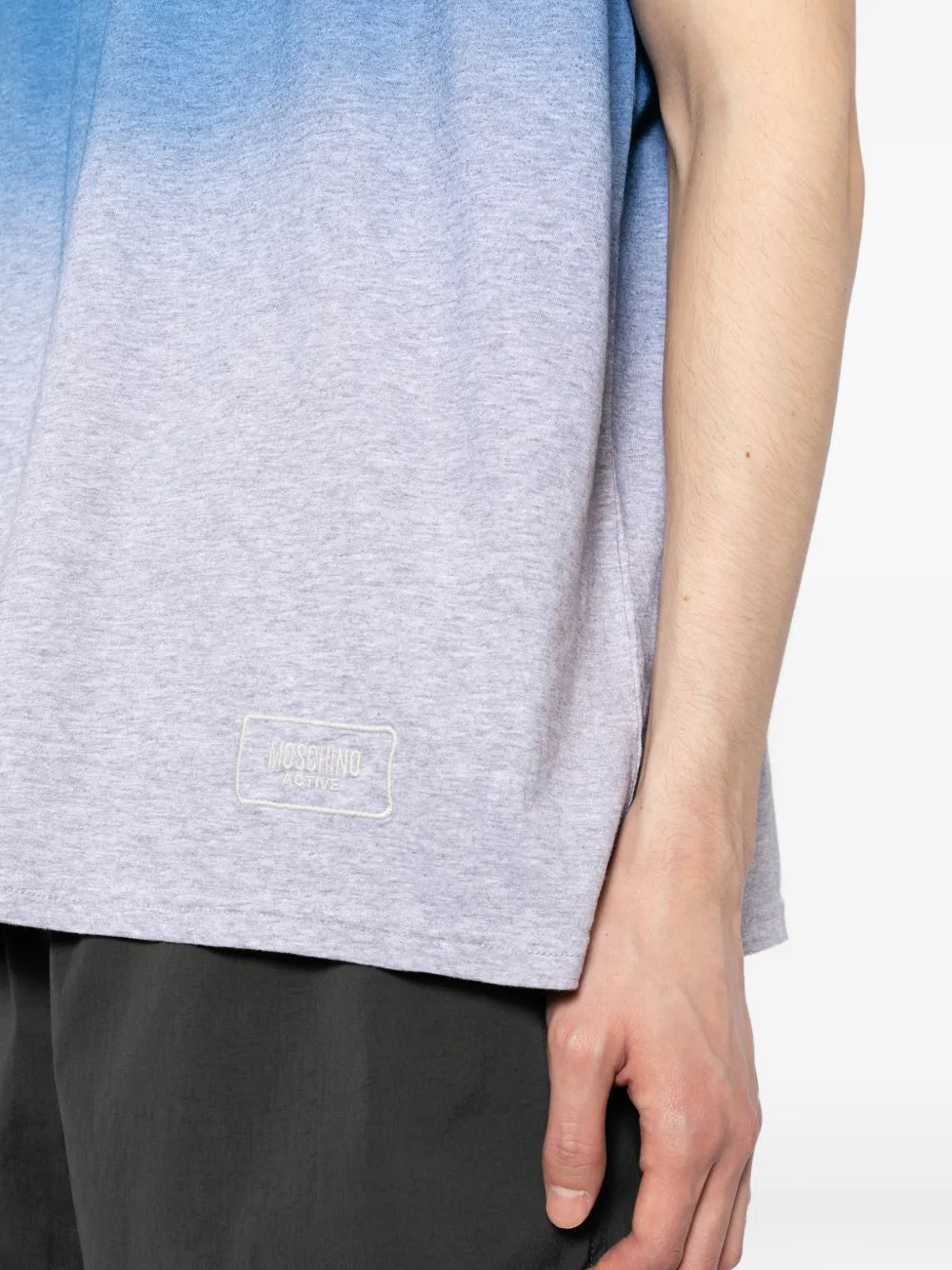 ombré-effect sleeveless T-shirt
