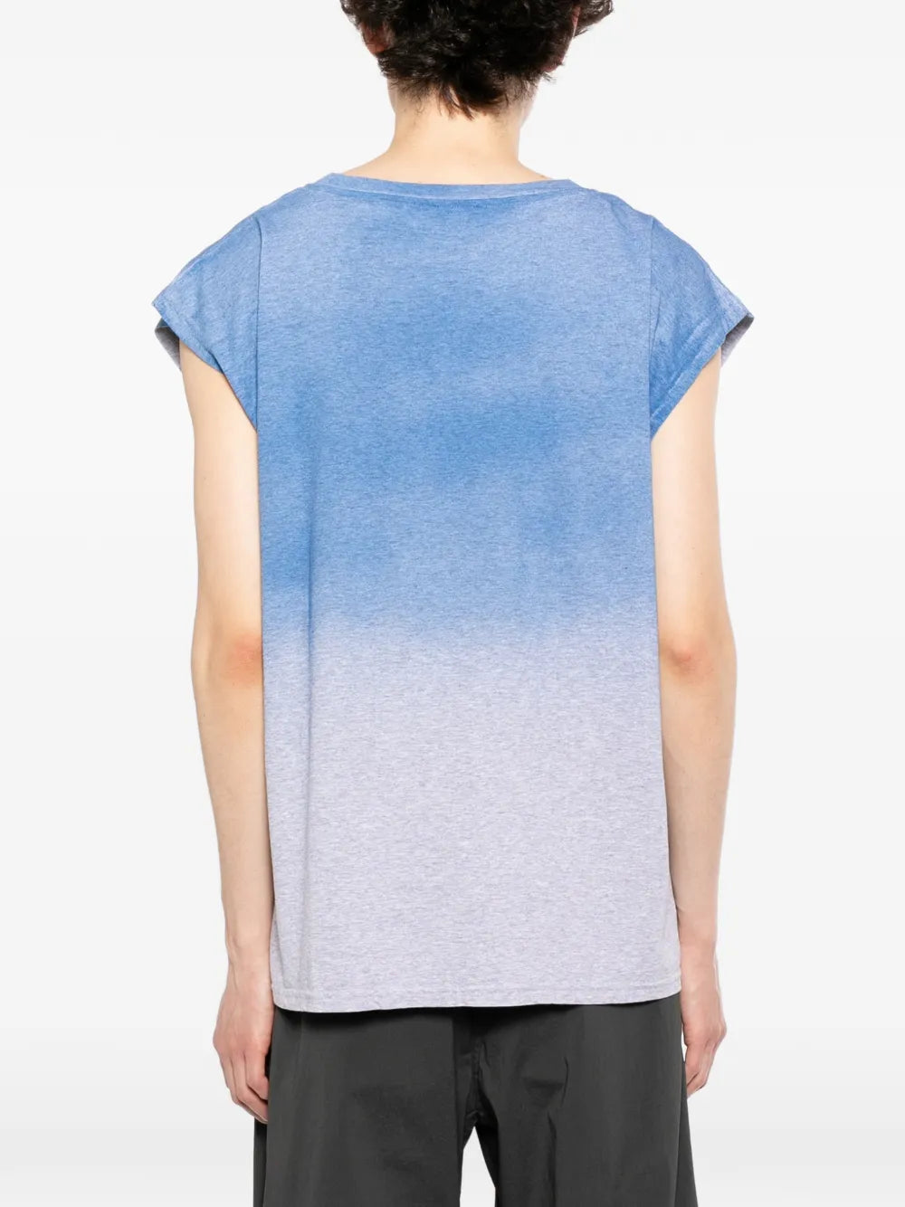 ombré-effect sleeveless T-shirt