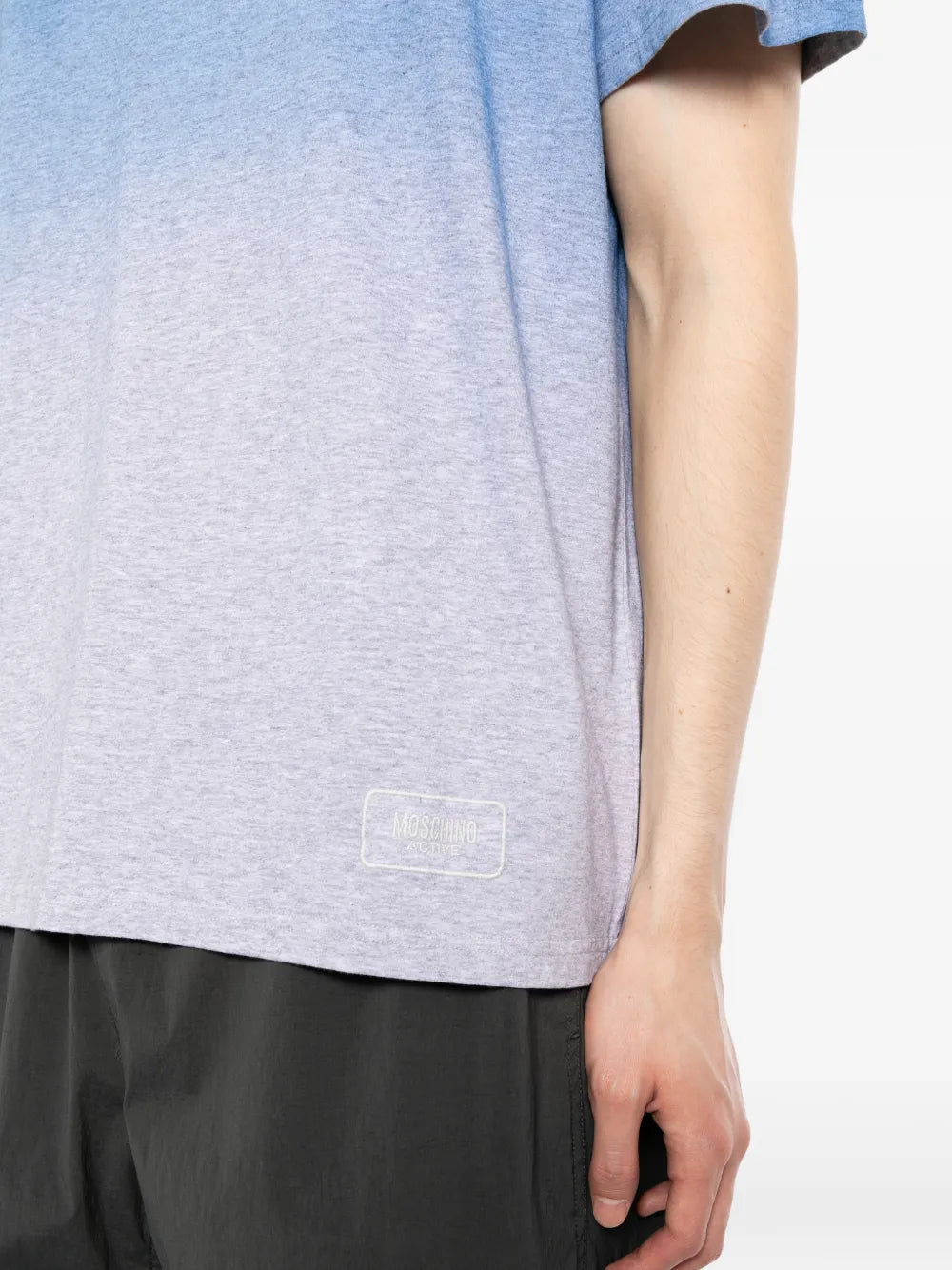ombré-effect round neck T-shirt