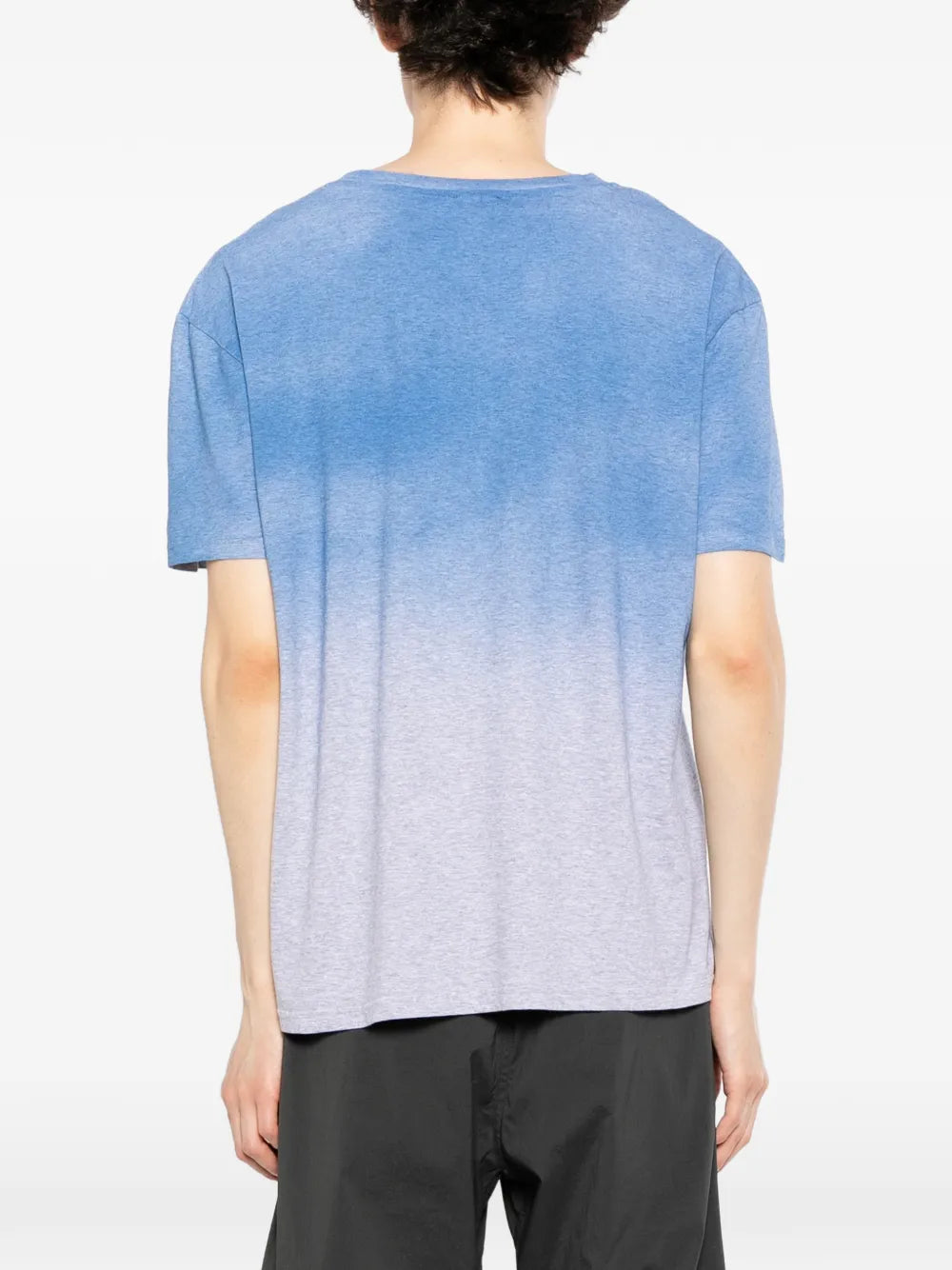 ombré-effect round neck T-shirt