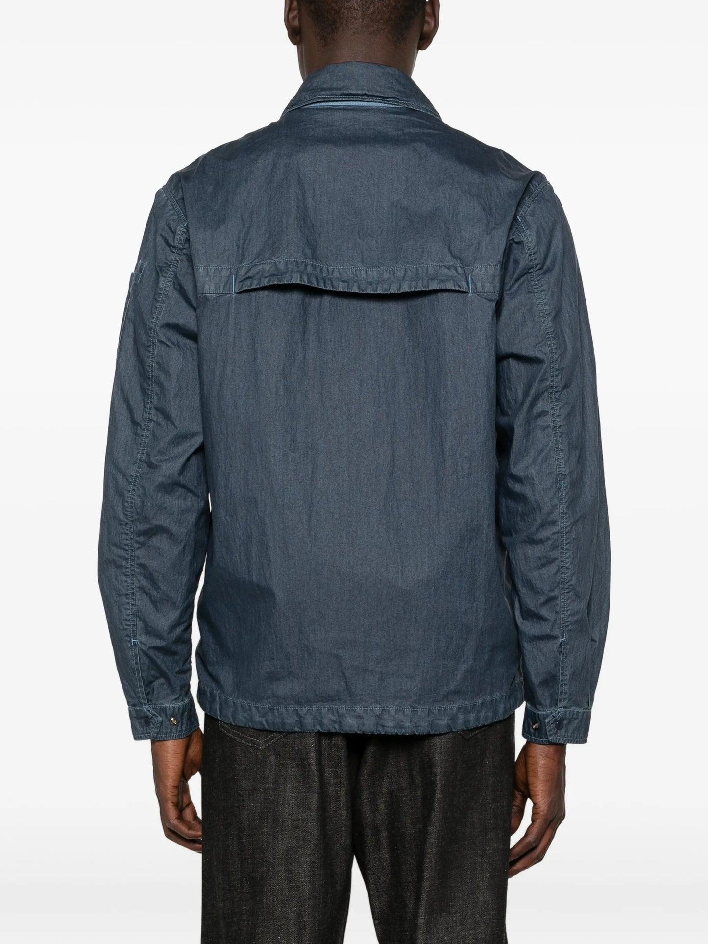 Lens-Detail Chest-Pocket Jacket