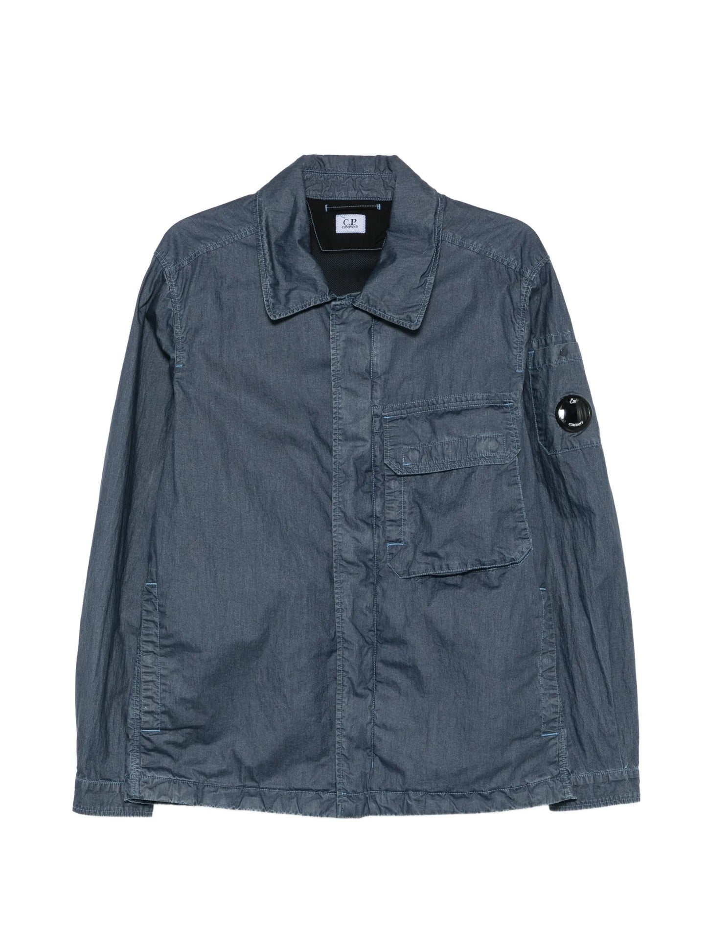 Lens-Detail Chest-Pocket Jacket