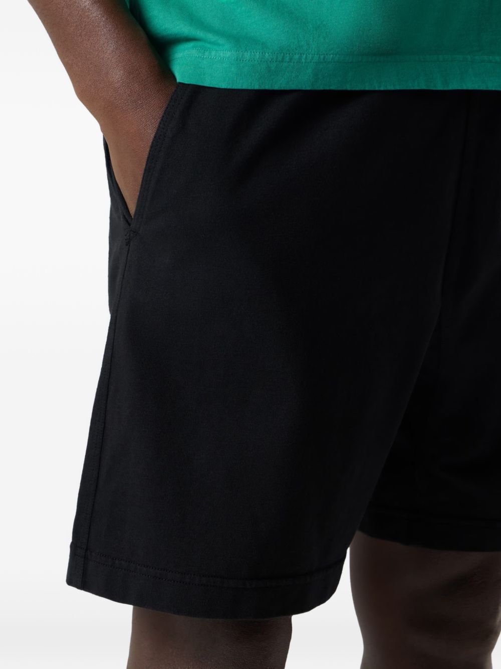 logo patch shorts