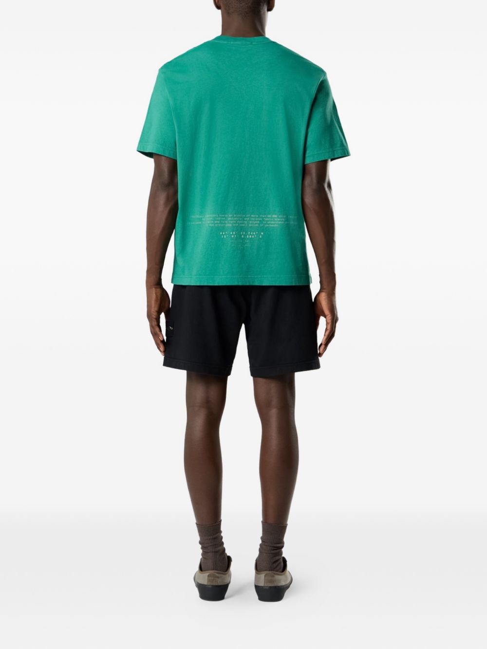 logo patch shorts