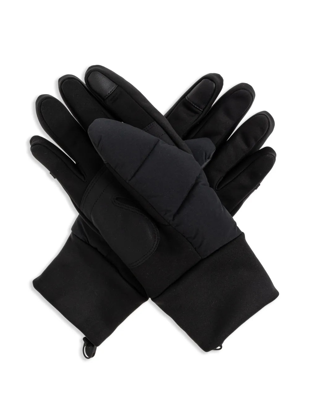 padded logo-trim gloves