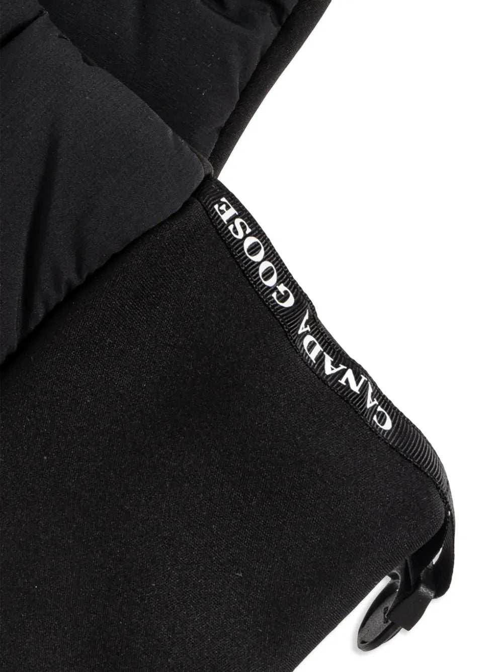 padded logo-trim gloves