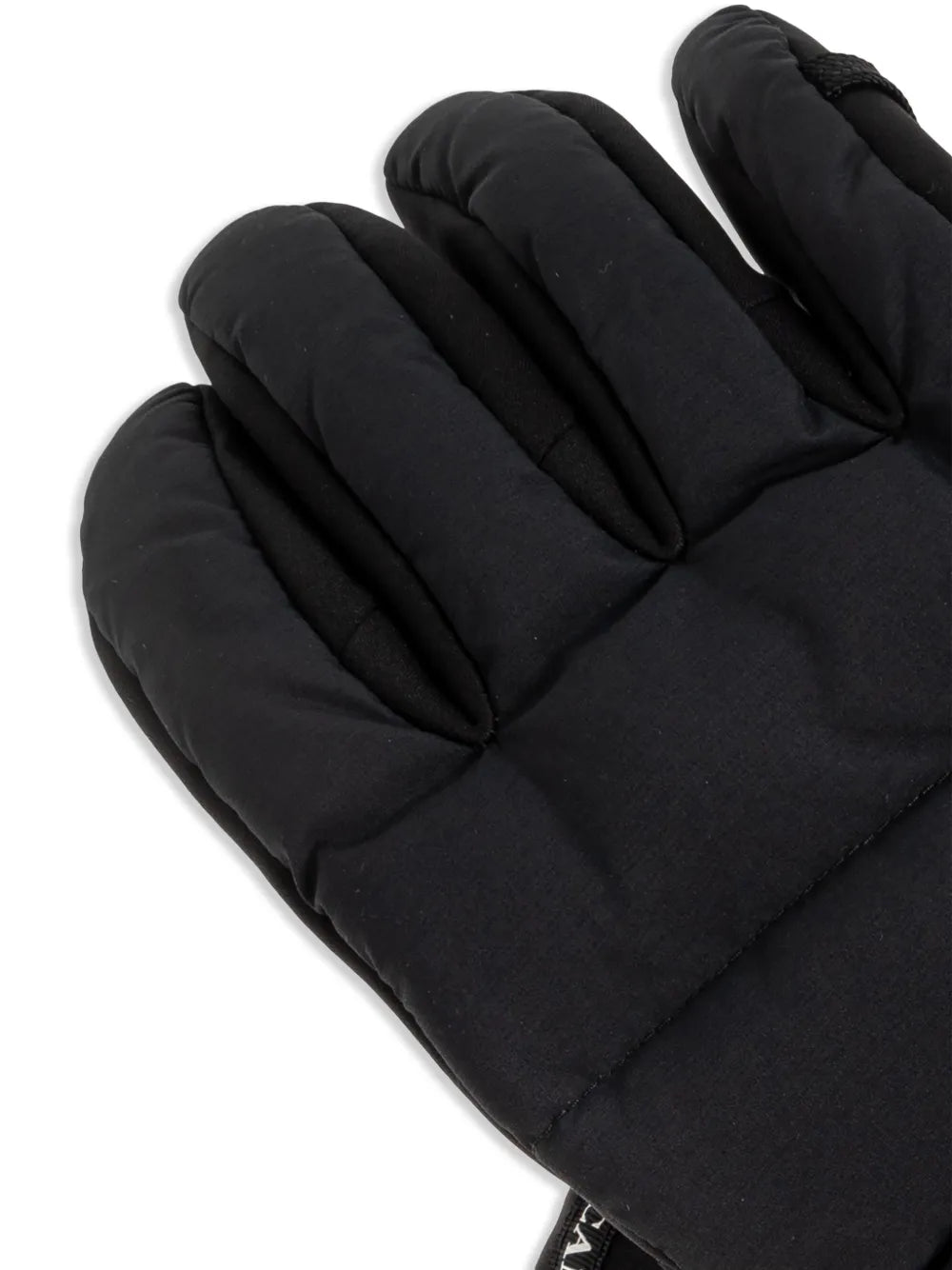 padded logo-trim gloves