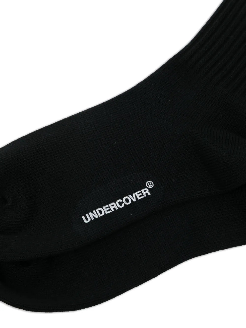 Slogan-Print Socks