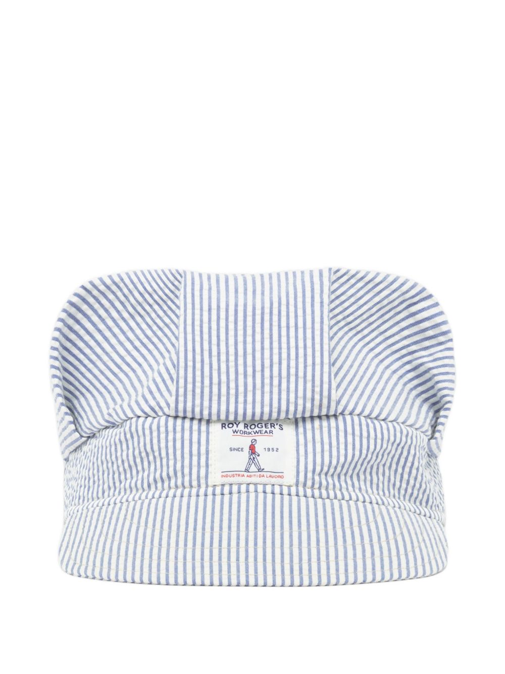 striped seersucker hat