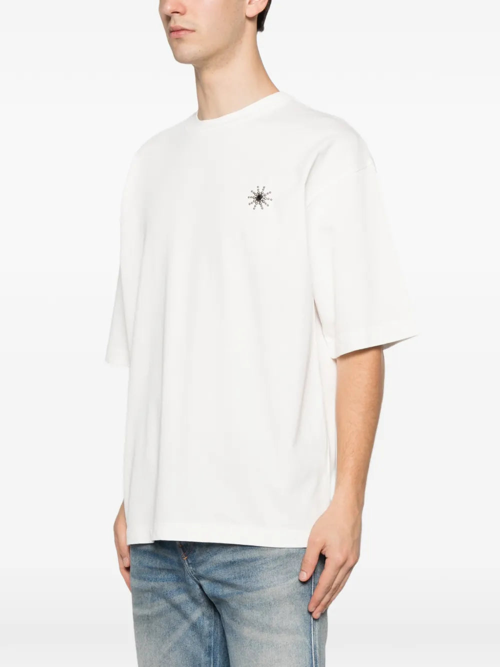 studded-embellishment T-shirt
