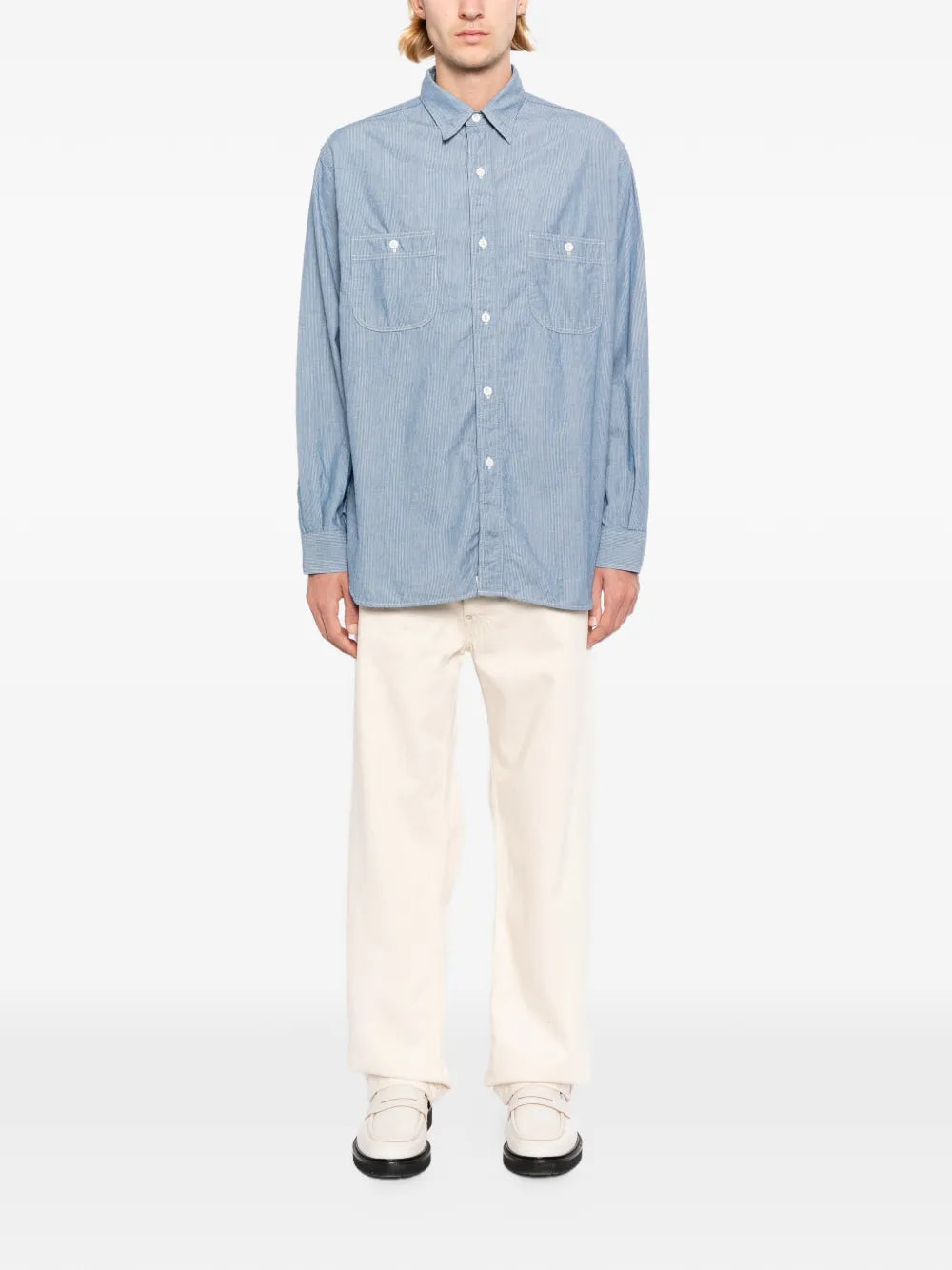 straight-leg trousers 