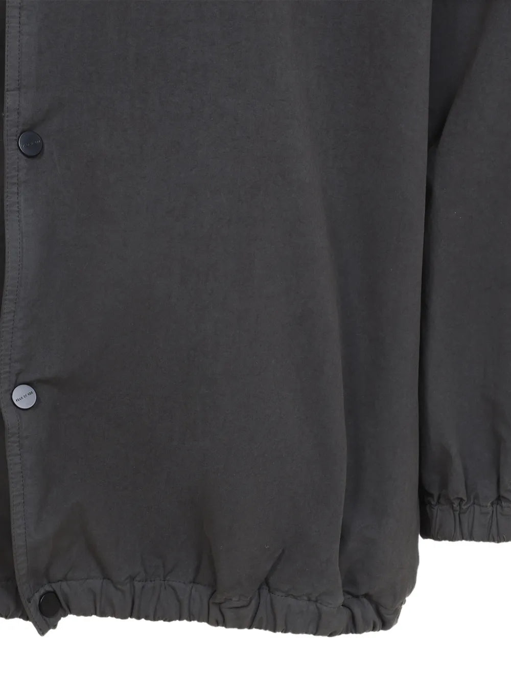 logo-print elasticated-hem jacket