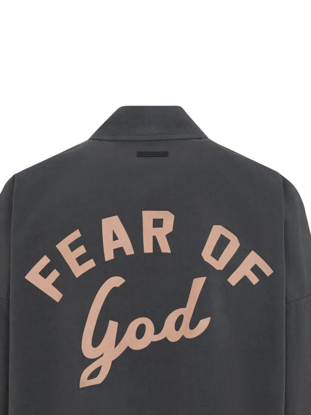 logo-print elasticated-hem jacket