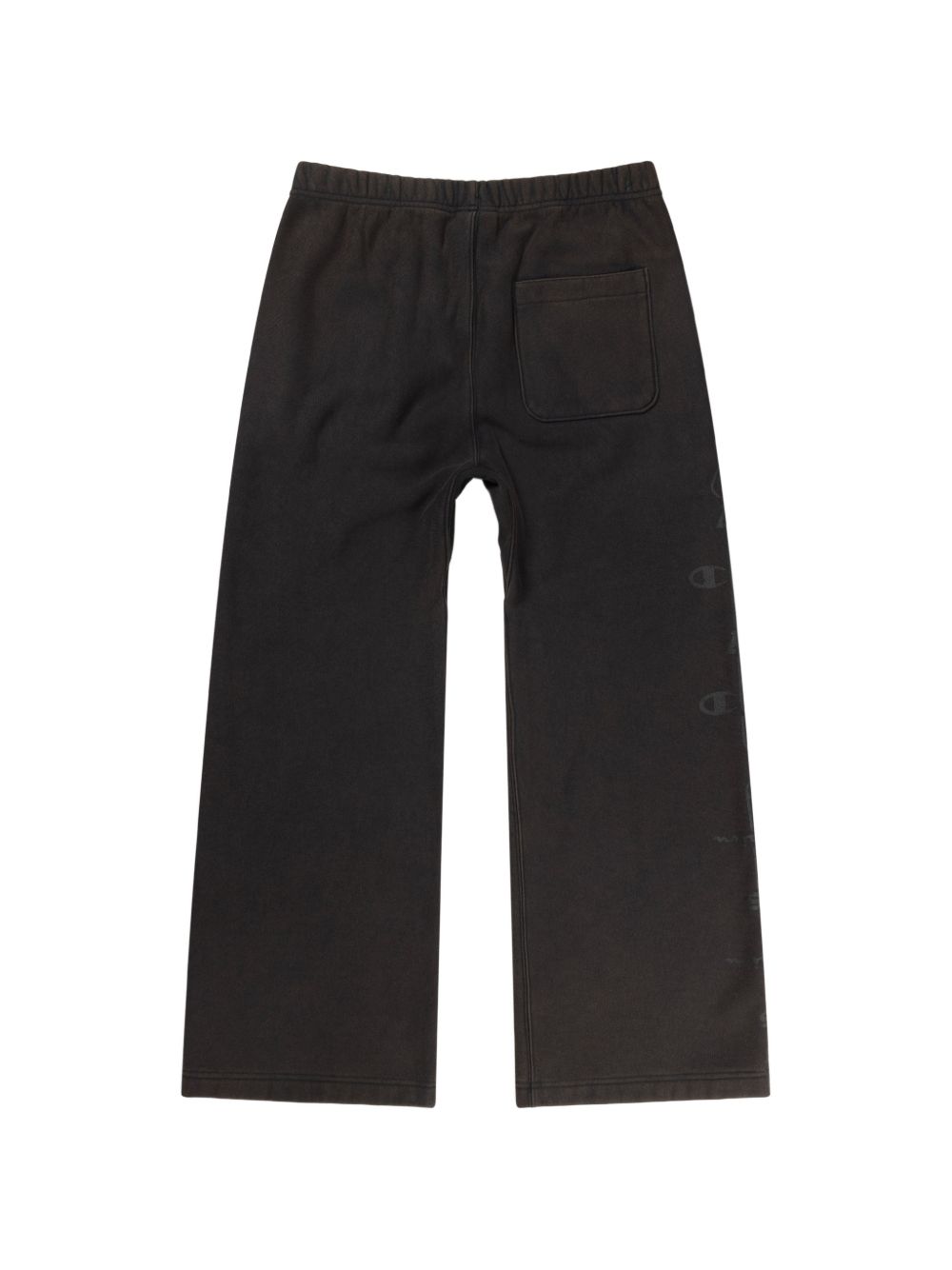 logo-print trousers