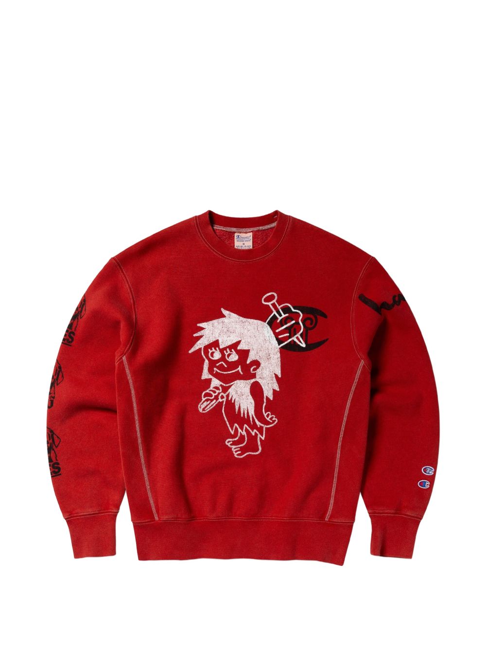 graphic-print sweatshirt