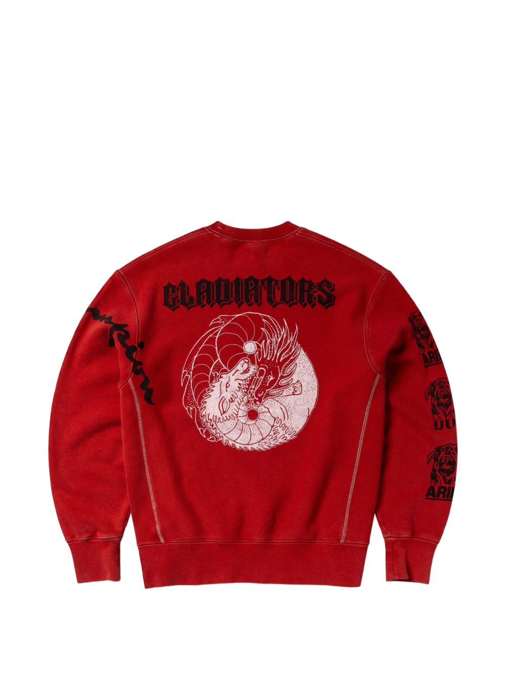 graphic-print sweatshirt