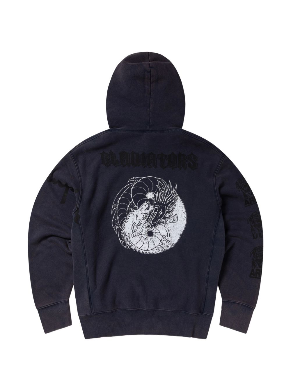x Aries graphic-print drawstring hoodie