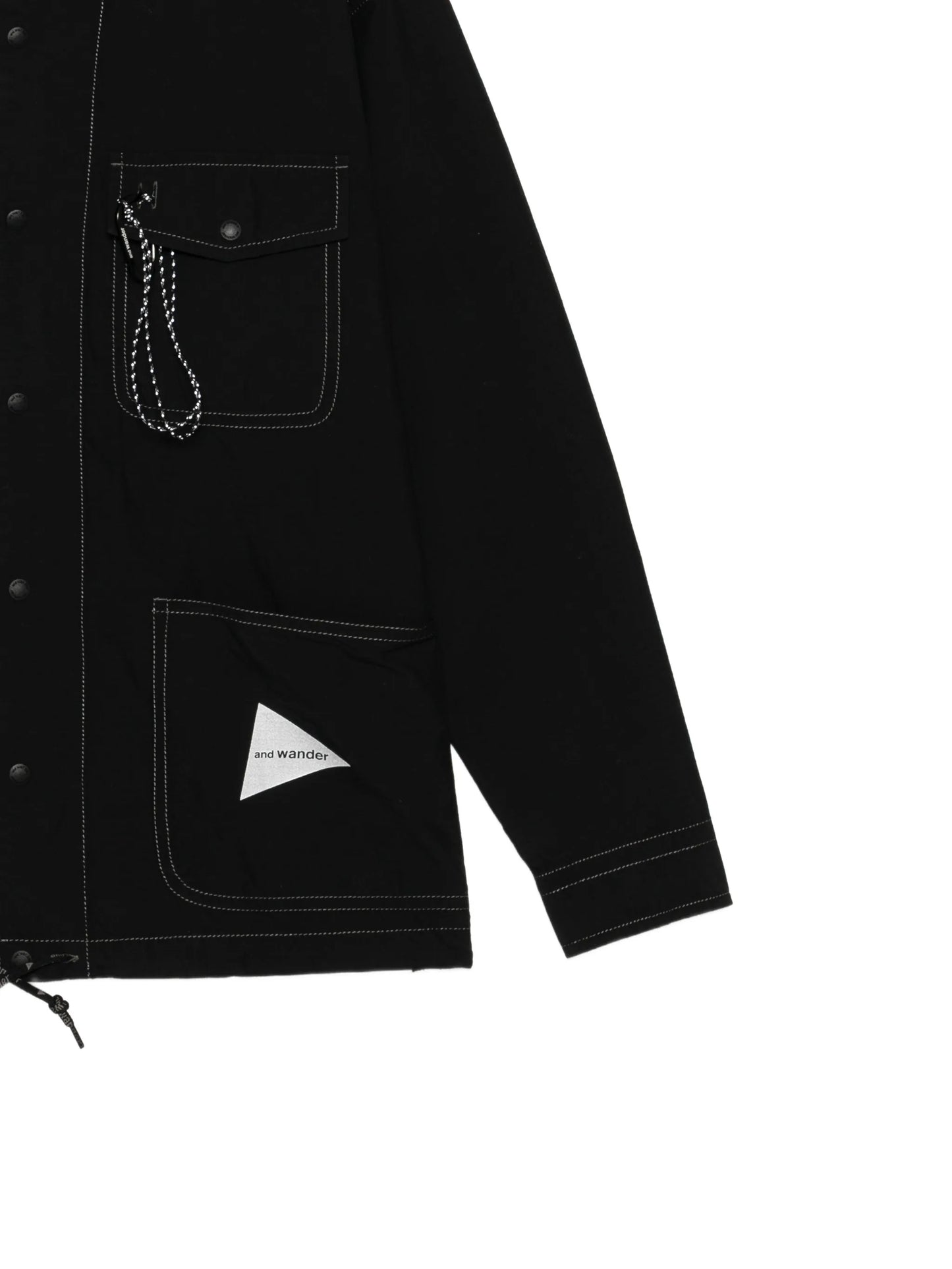 Cordura Logo-Patched Shirt Jacket