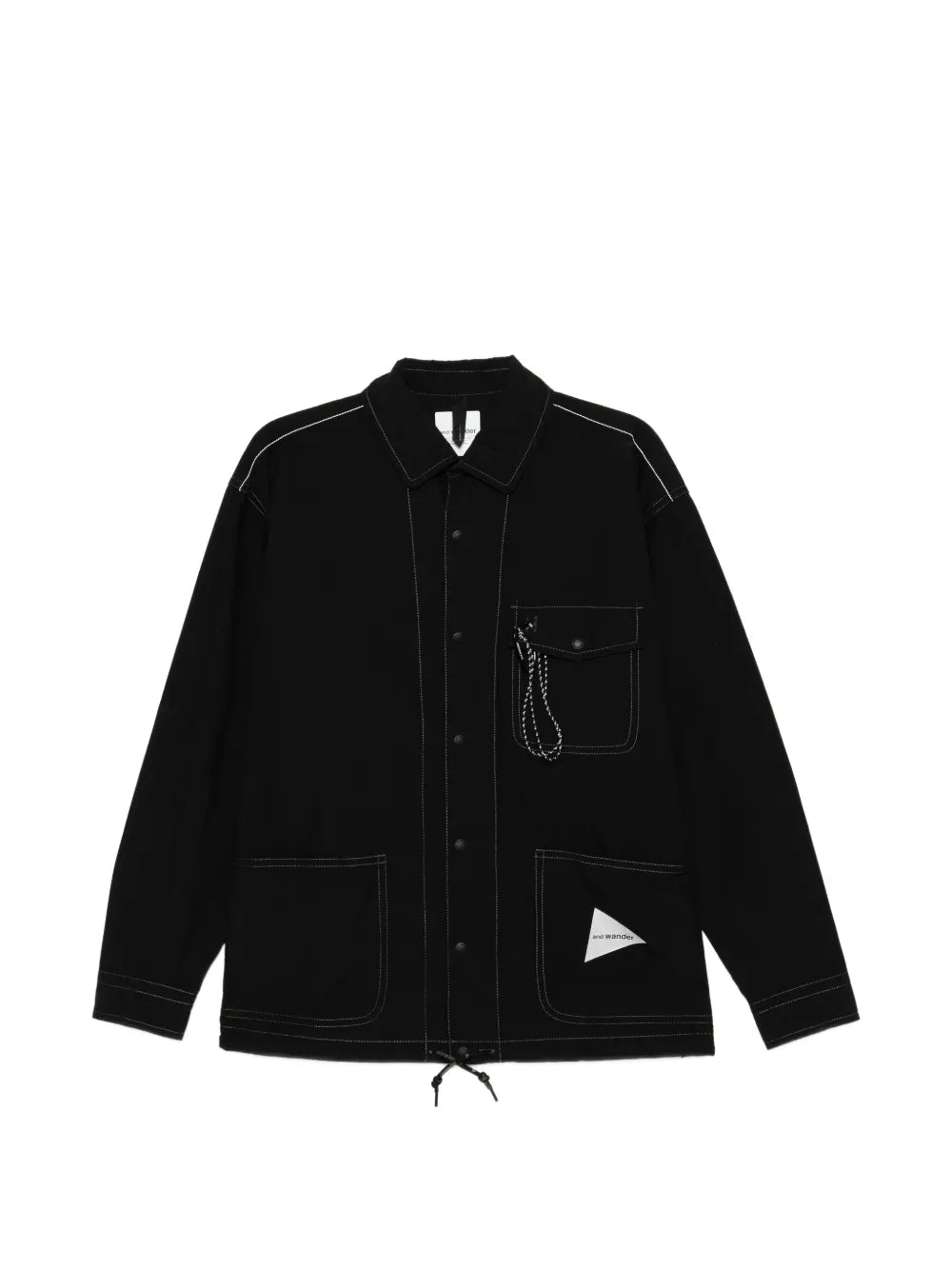 Cordura Logo-Patched Shirt Jacket