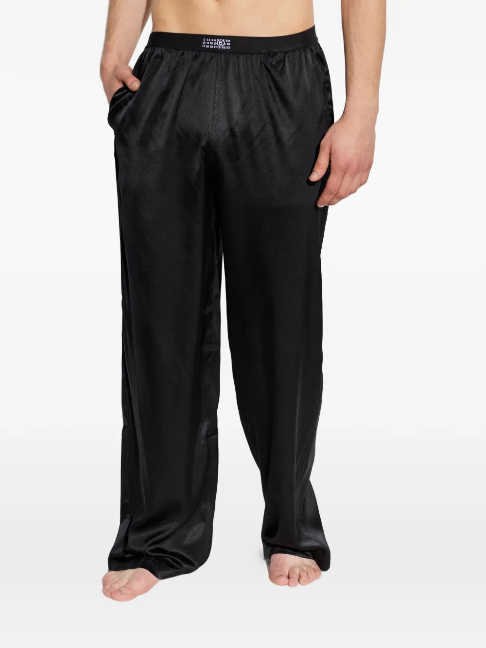 Logo-Waistband  Pajama Trousers