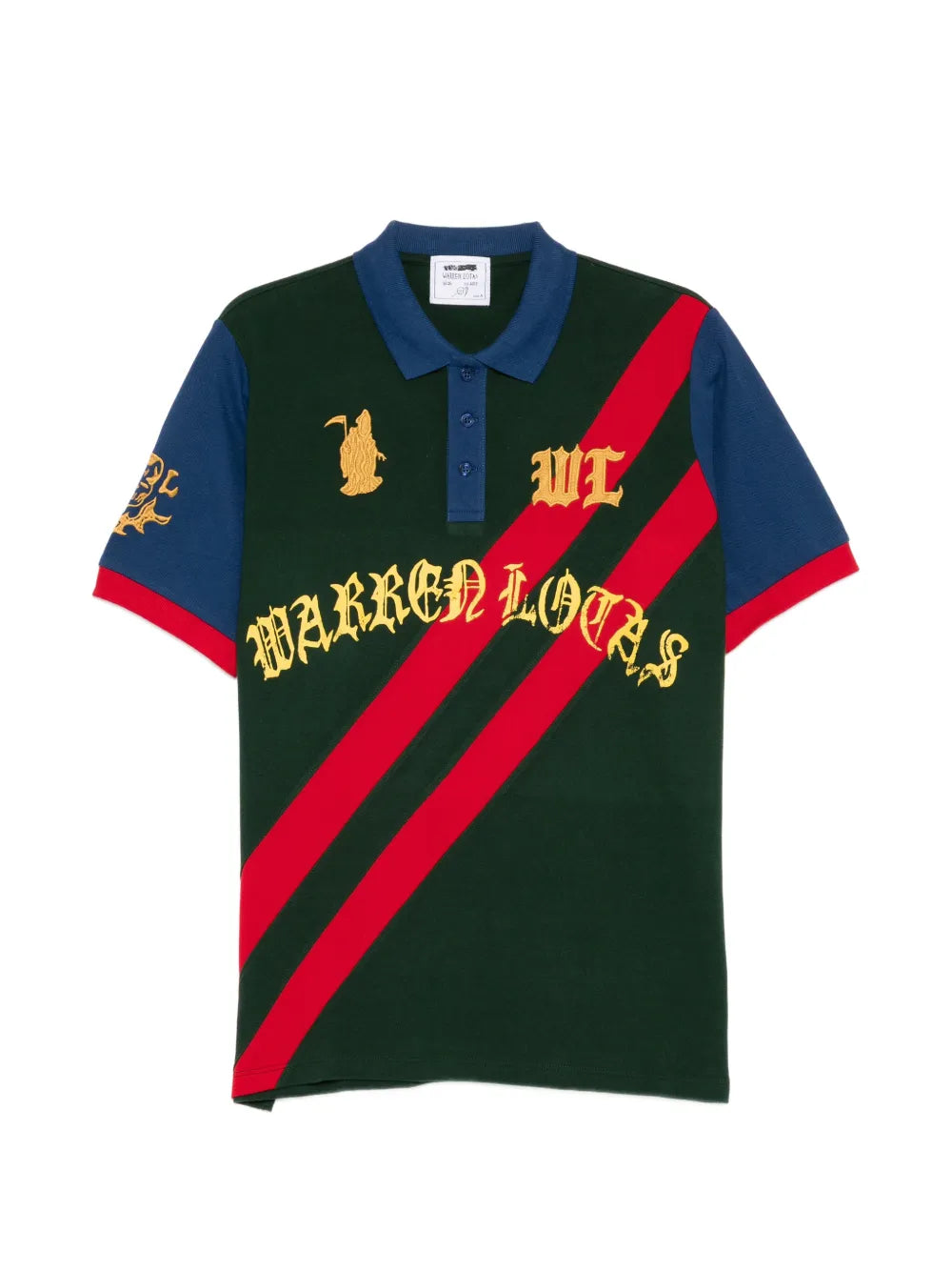 Logo-Embroidered Striped Polo Shirt