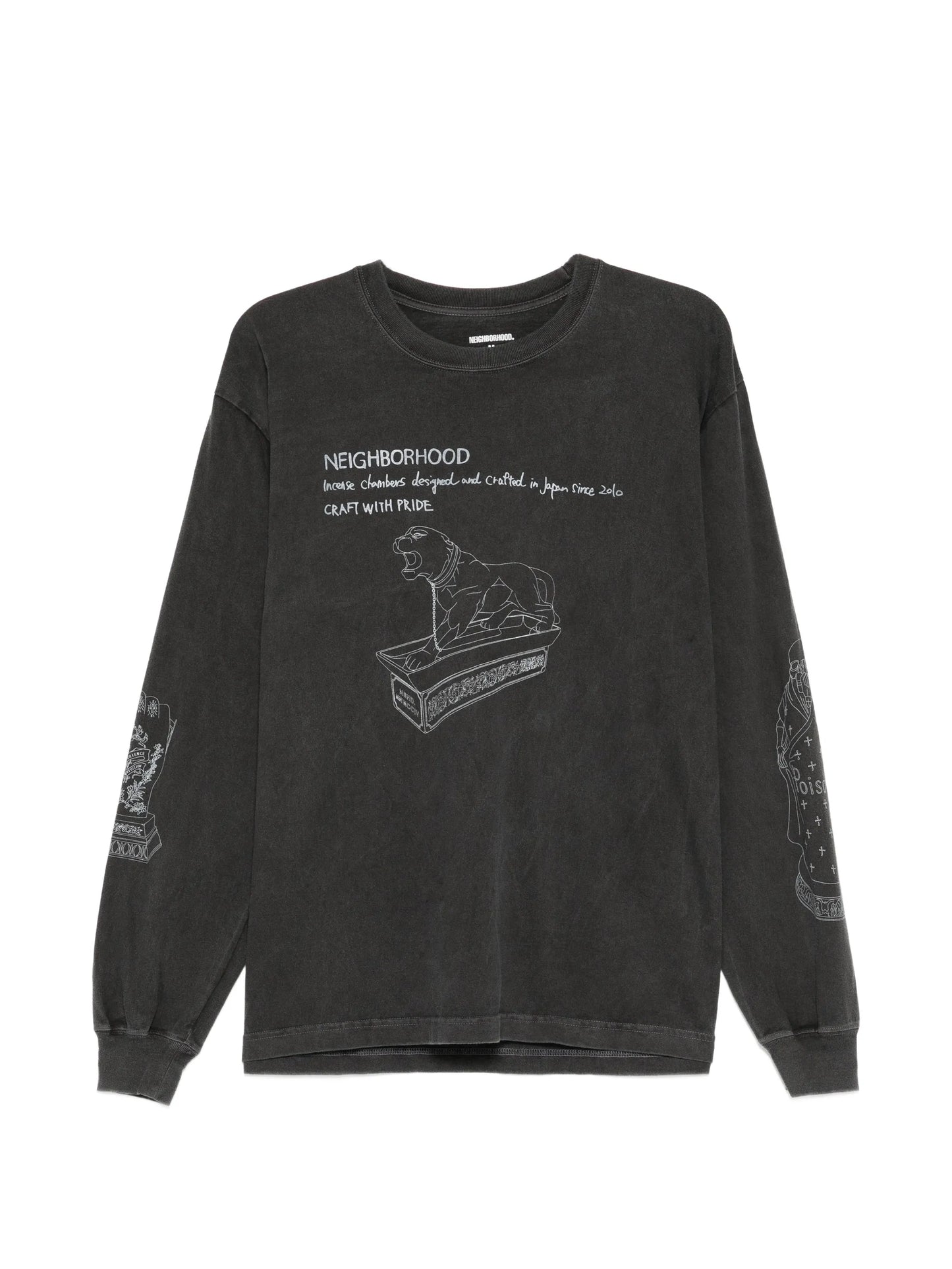 Graphic-Print Long-Sleeve T-Shirt