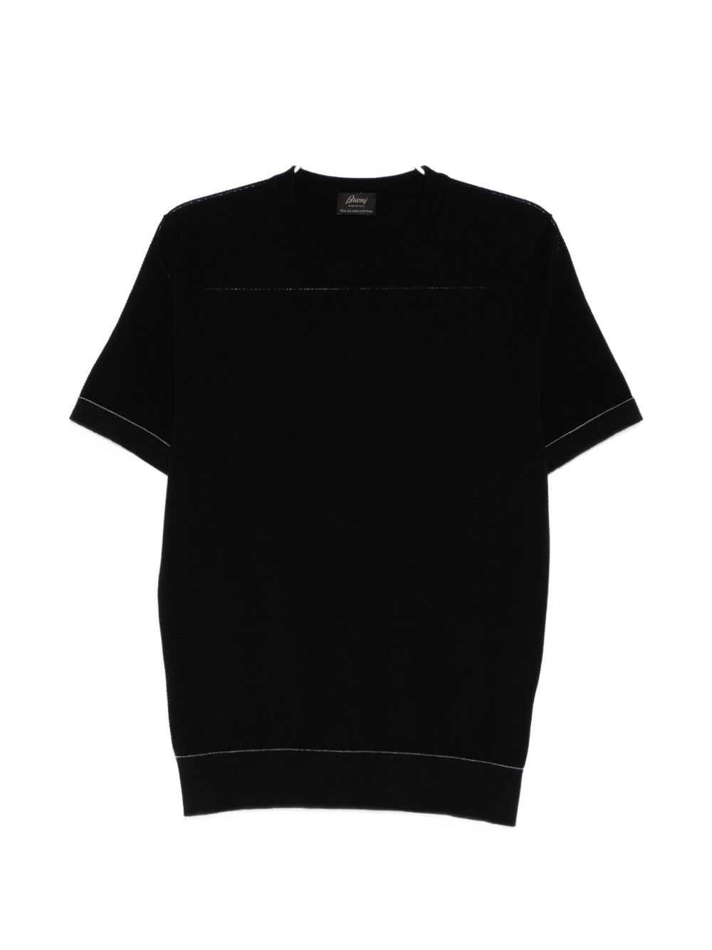 Sea Island piqué cotton T-shirt