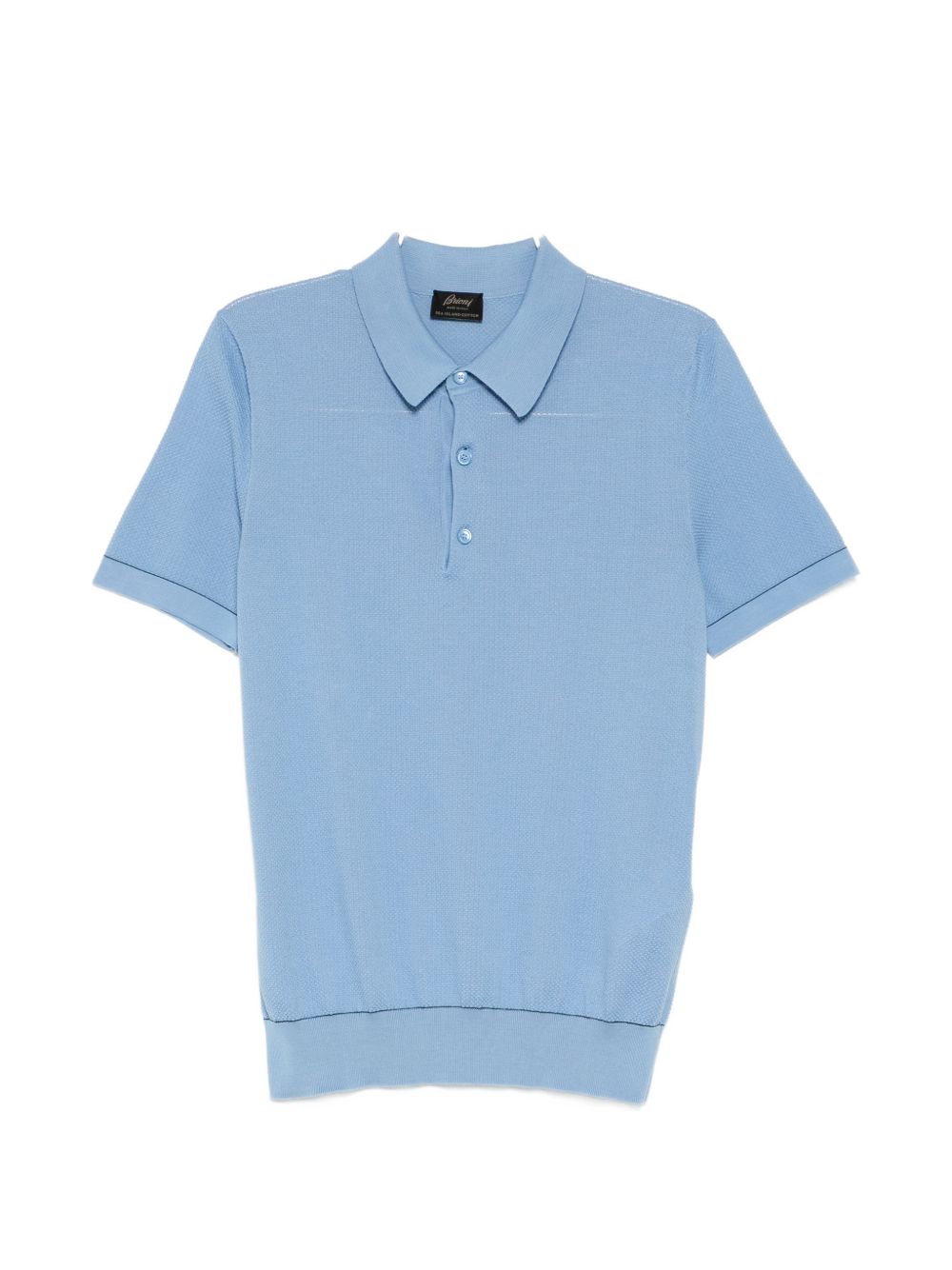 Sea Island piqué cotton polo shirt