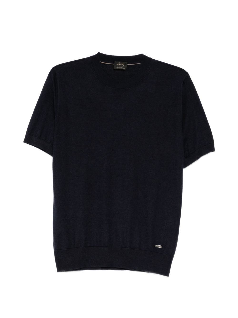 short-sleeve knitted T-shirt