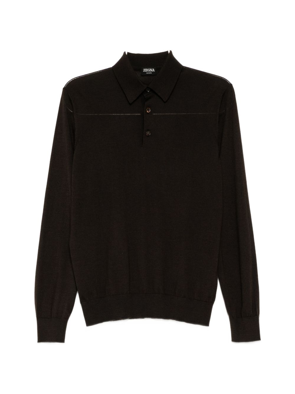 long-sleeve polo shirt