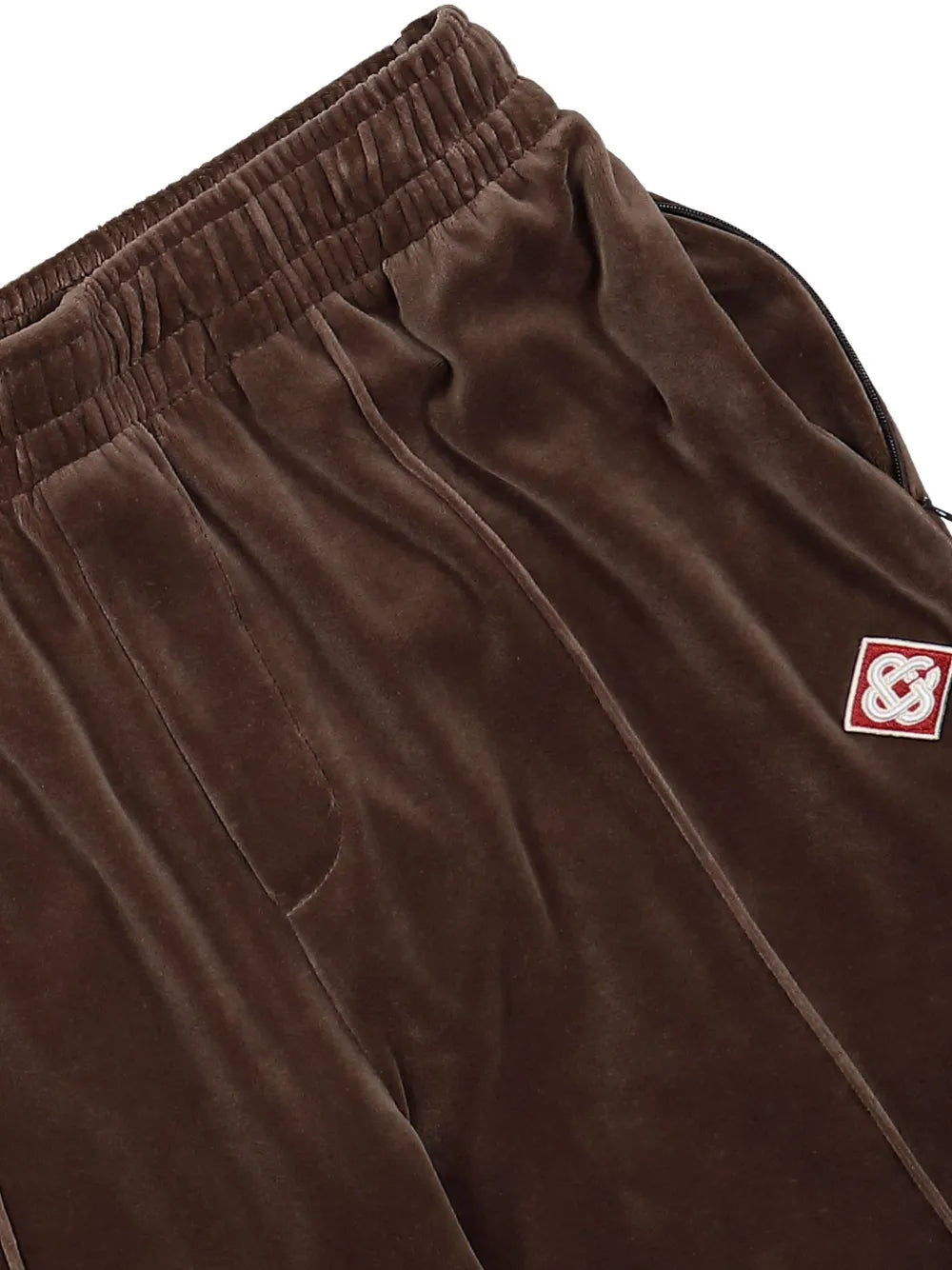 Velour track pants