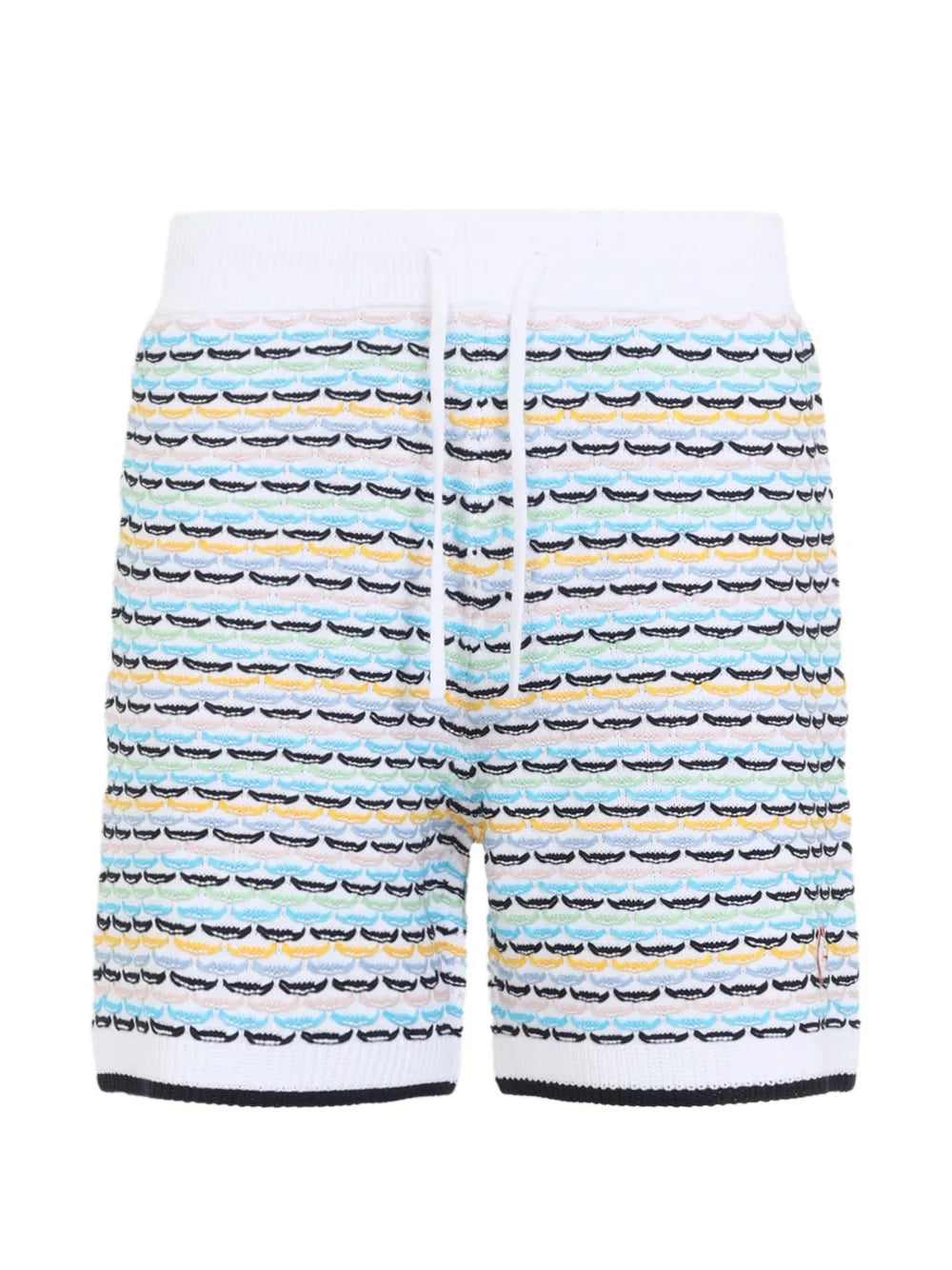 graphic-print drawstring bermuda shorts