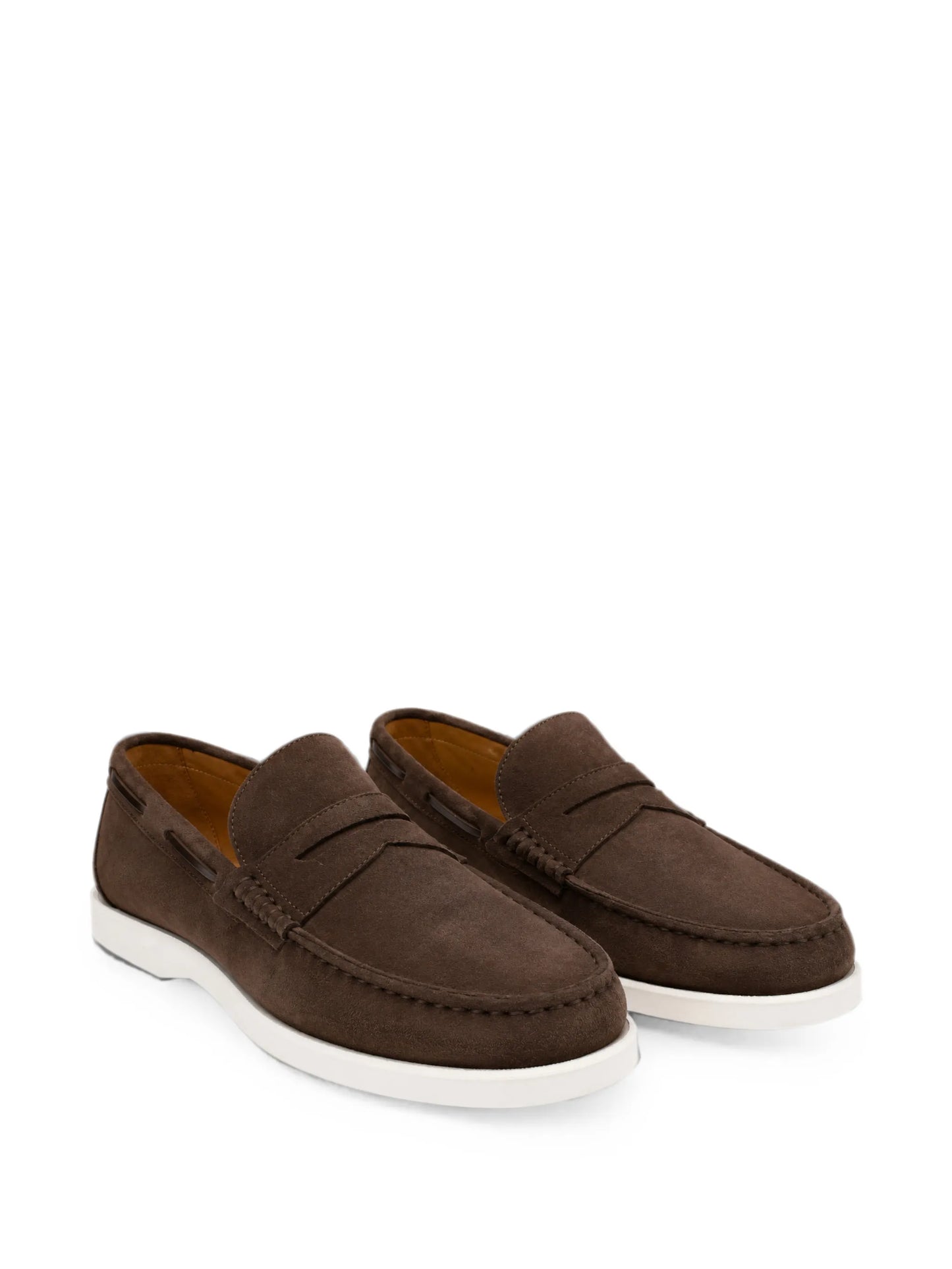 Suede Penny Loafers